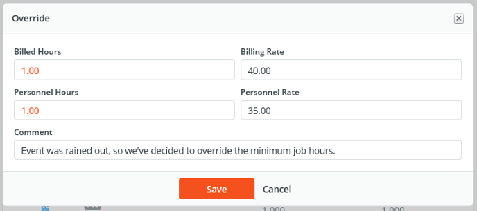 BillingApprovalOverride
