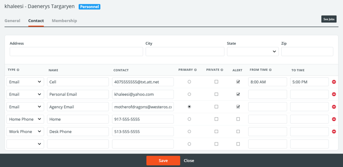 PersonnelProfileContacts