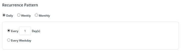 RecurrencePatternDaily
